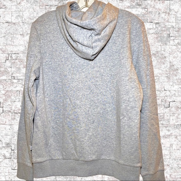 NWOT PUMA Metallic Rose Gold Foil Double Cat Logo Hoodie, Size Medium - Picture 2 of 5